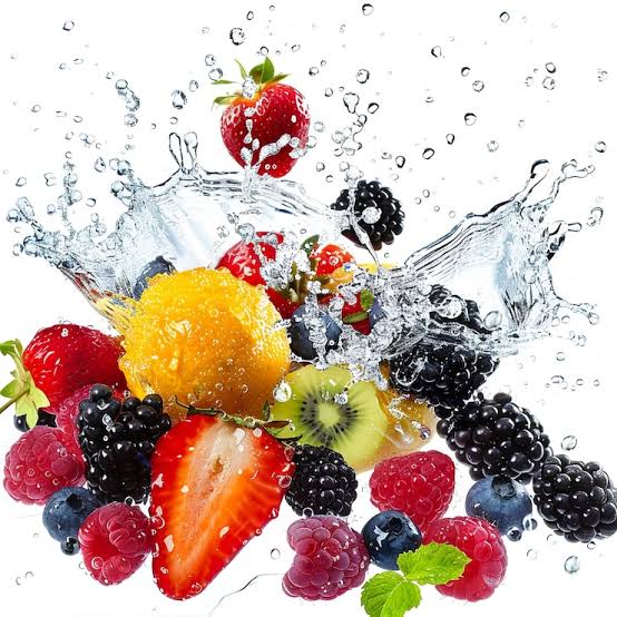 Fresh juicy fruits